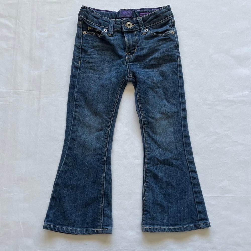 Signature Levi Strauss Skinny Flare Fit Jeans size 4 - Picture 3 of 8